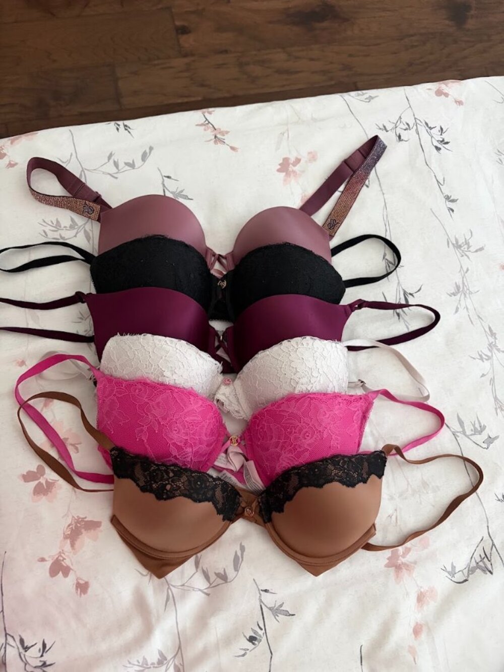6 Victoria's Secret Bundle - 32B, The Bombshell Collection (Adds 2 Cup Sizes)